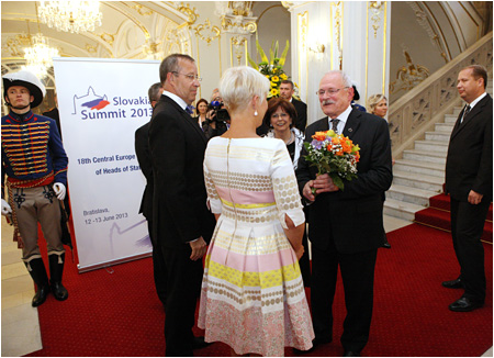 12.6.2013 - Slovensko je usporiadateom 18. stredoeurpskeho samitu hlv ttov